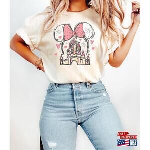 Disney Minnie Mouse Castle Shirt Magic Kingdom Family Unisex